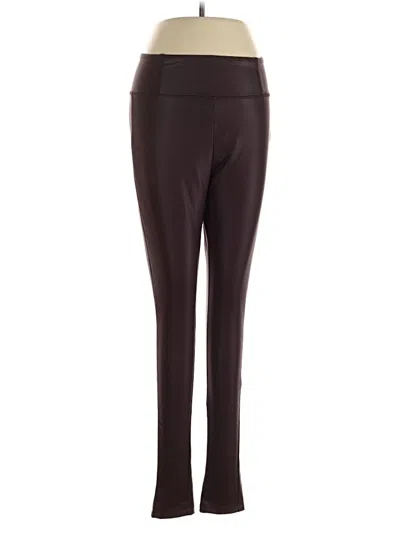 Pre-owned Ookie & Lala Active Pants In Brown