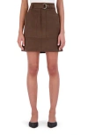 Ookie & Lala Belted Skort In Mocha