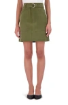 Ookie & Lala Belted Skort In Olive