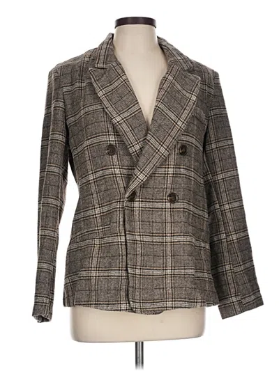 Pre-owned Ookie & Lala Blazer Jacket In Gray