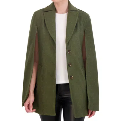Ookie & Lala Cape Jacket In Green