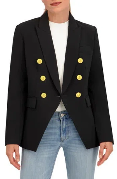 Ookie & Lala Double Breasted Blazer In Multi