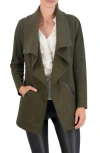 Ookie & Lala Women's Wool Blend Jacket In Military