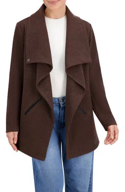 Ookie & Lala Drape Jacket In Brown