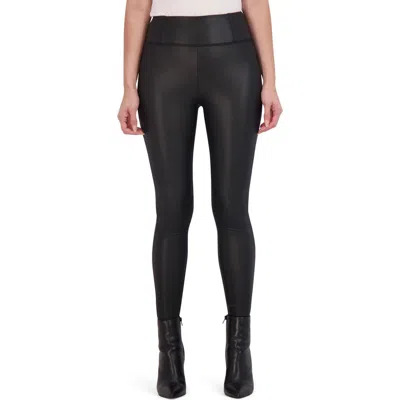 Ookie & Lala Faux Leather Leggings In Black