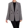 Ookie & Lala Houndstooth Double Breasted Blazer In Multi