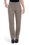 Ookie & Lala Houndstooth Print Trousers In Multi