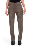 Ookie & Lala Plaid Trousers In Brown
