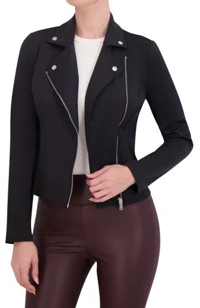 Ookie & Lala Scuba Knit Moto Jacket