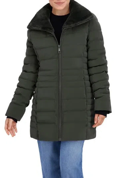 Ookie & Lala Stadium Puffer Jacket In Green