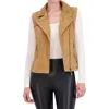 Ookie & Lala Suede Moto Vest