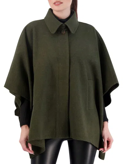 Ookie & Lala Women's Cynthia Cape Jacket In Military