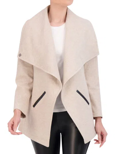 Ookie & Lala Women's Wool Blend Jacket In Heather Oatmeal