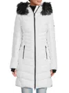 Ookpik Women's Axel Faux Fur Puffer Coat In White