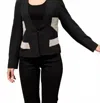 Oolala Blazer With Sequin Detail In Black In Black