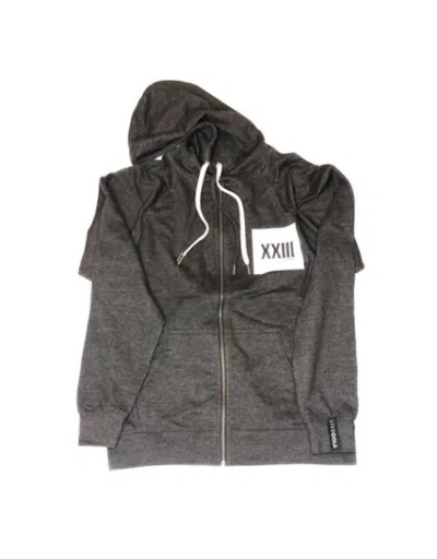 Oolala Women's Zip-up Sweatshirt In Charcoal In Gray