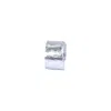 Oolo London Women's Brutalist Circular Ear Cuff In Silver