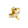 Oolo London Women's Wild At Heart Sculptural Ring In Gold Brass