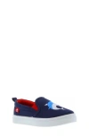 Oomphies Kids' Rascal Slip-on Sneaker In Navy Shark
