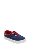 Oomphies Kids' Robin Slip-on Sneaker In Navy/red