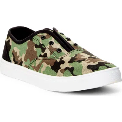Oomphies Kids'  Robin Lace-less Sneaker In Camo