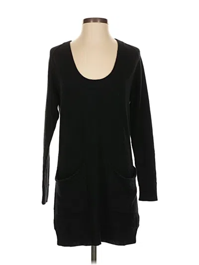 Pre-owned Oonagh By Nanette Lepore Cashmere Pullover Sweater In Black