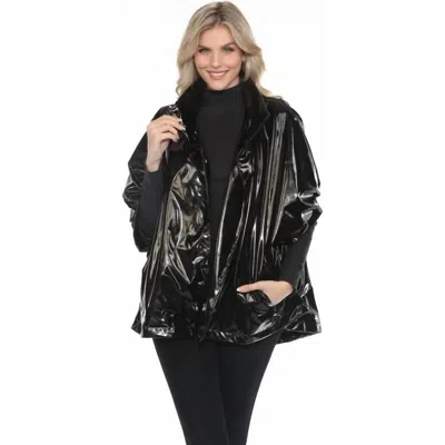 Oopera Oversized Rain Cape In Black