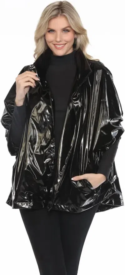 Oopera Oversized Raincoat In Black