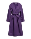 Oops ! Woman Coat Purple Size Xs Polyester