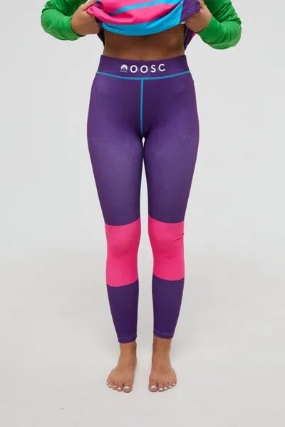 Oosc Baselayer Leggings In Multicolor