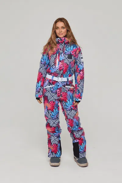 Oosc Big Poppa Ski Suit Women's In Retro-inspired Prints At Nordstrom, Size Medium In Multi