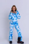 Oosc Blue Signature Ski Suit In Blue