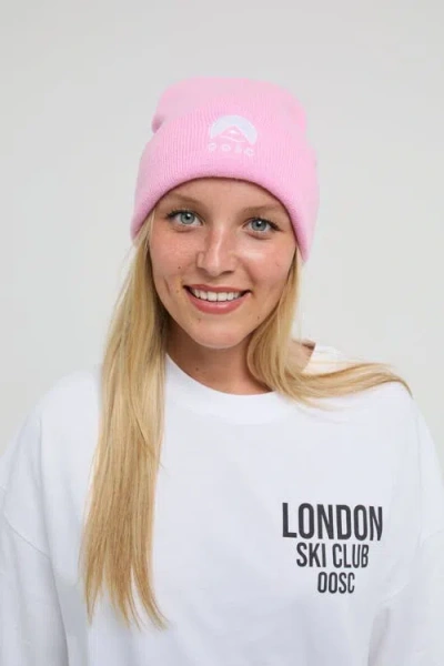 Oosc Classique Beanie In Pink
