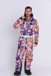 Oosc Comic Book Candy Ski Suit In Multi