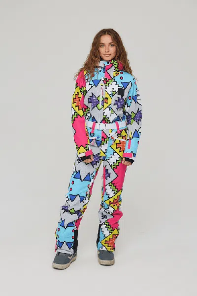 Oosc Day Tripper Ski Suit Women's In Multicolored At Nordstrom, Size Medium