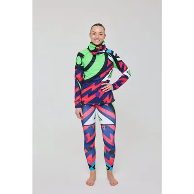 Oosc High Neck Baselayer Top In Multi