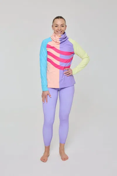 Oosc High Neck Baselayer Top In Multi