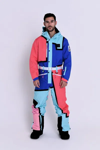 Oosc Penfold X  Ski Suit In Color-blocked Panels Of