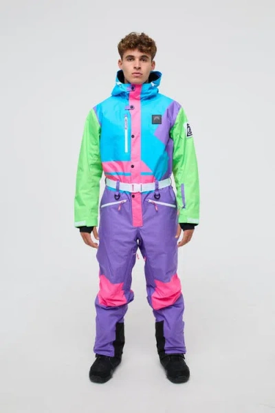 Oosc Powder Hound Ski Suit In Multi-colour
