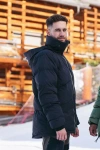 Oosc Puffer Jacket In Black