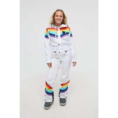 Oosc Rainbow Road Ski Suit In Animal Print