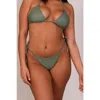 Oosc Sahara Sage Tie Side Bikini Bottoms
