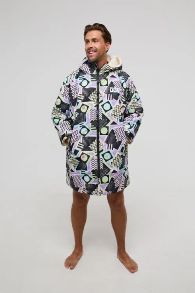 Oosc Saved By The Bell Recycled Lined Changing Robe In Multi