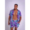 Oosc Short Sleeve Shirt In Blue
