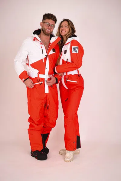 Oosc Stardust Ski Suit In Red