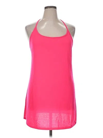 Pre-owned Op Sleeveless T Pink Halter Neckline Ts
