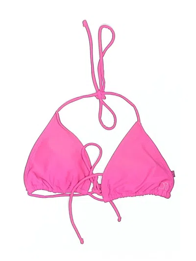 Pre-owned Op Swimsuit T Pink Solid Pattern Swimwear
