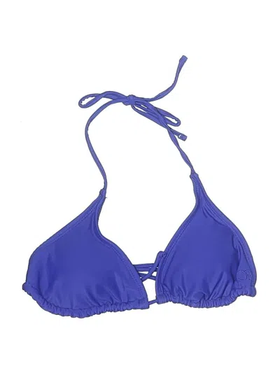 Pre-owned Op Swimsuit T Purple Solid Pattern Swimwear