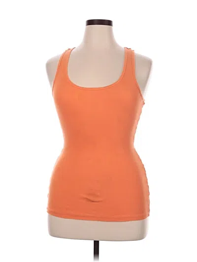 Pre-owned Op Tank T Orange Halter Neckline Ts