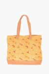 Opaline Fabric Tote Bag With Leather Details